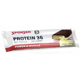 SPONSER PROTEIN 36 BAR Vanilla (50 g) - Proteinová tyčinka 36% SPONSER PROTEIN 36 BAR Vanilla (50 g) - Proteinová tyčinka 36%