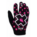 MUC-OFF MTB GLOVES PINK POLKA - MTB rukavice